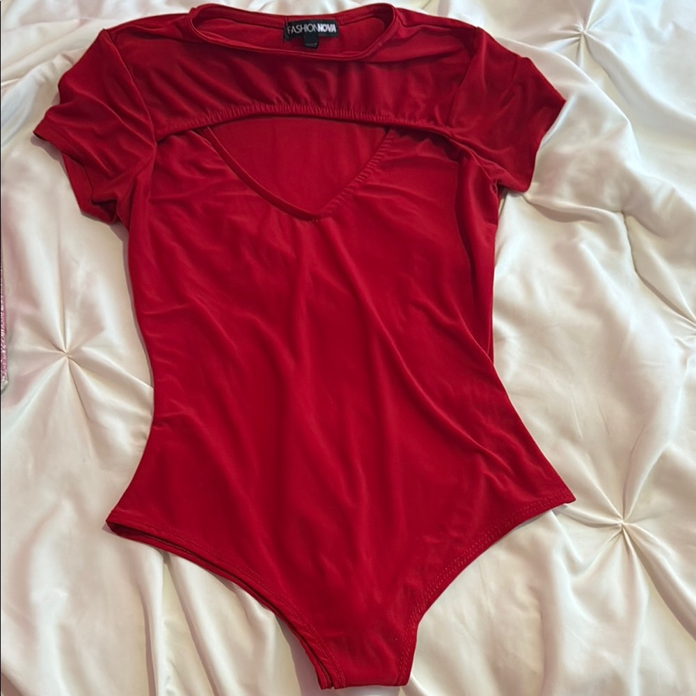 Fashion Nova Scarlet Bodysuit
